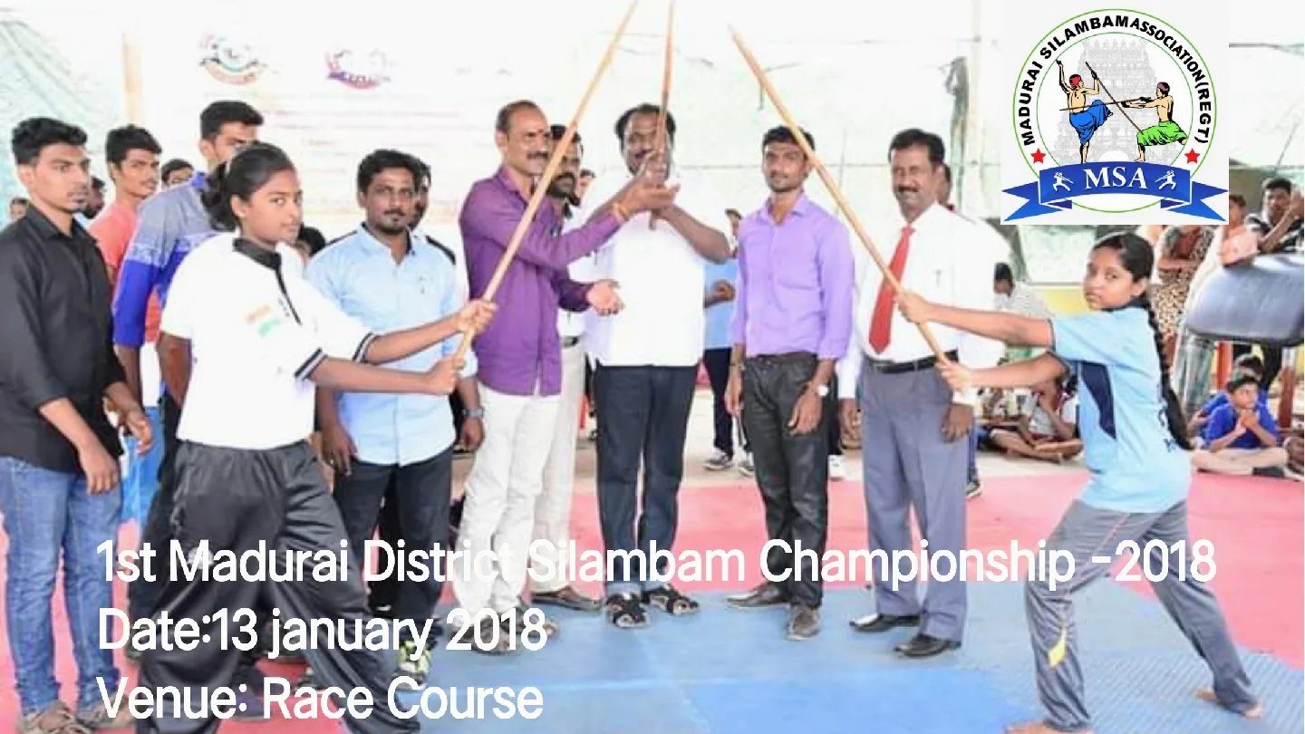 Madurai Silambam Association — Gym & Fitness in Nehru Nagar, Madurai