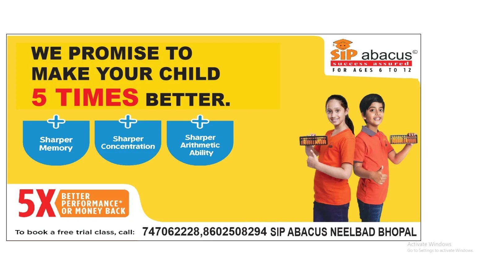 SIP ABACUS NEELBAD — Abacus & Vedic Maths in Kotra, Bhopal