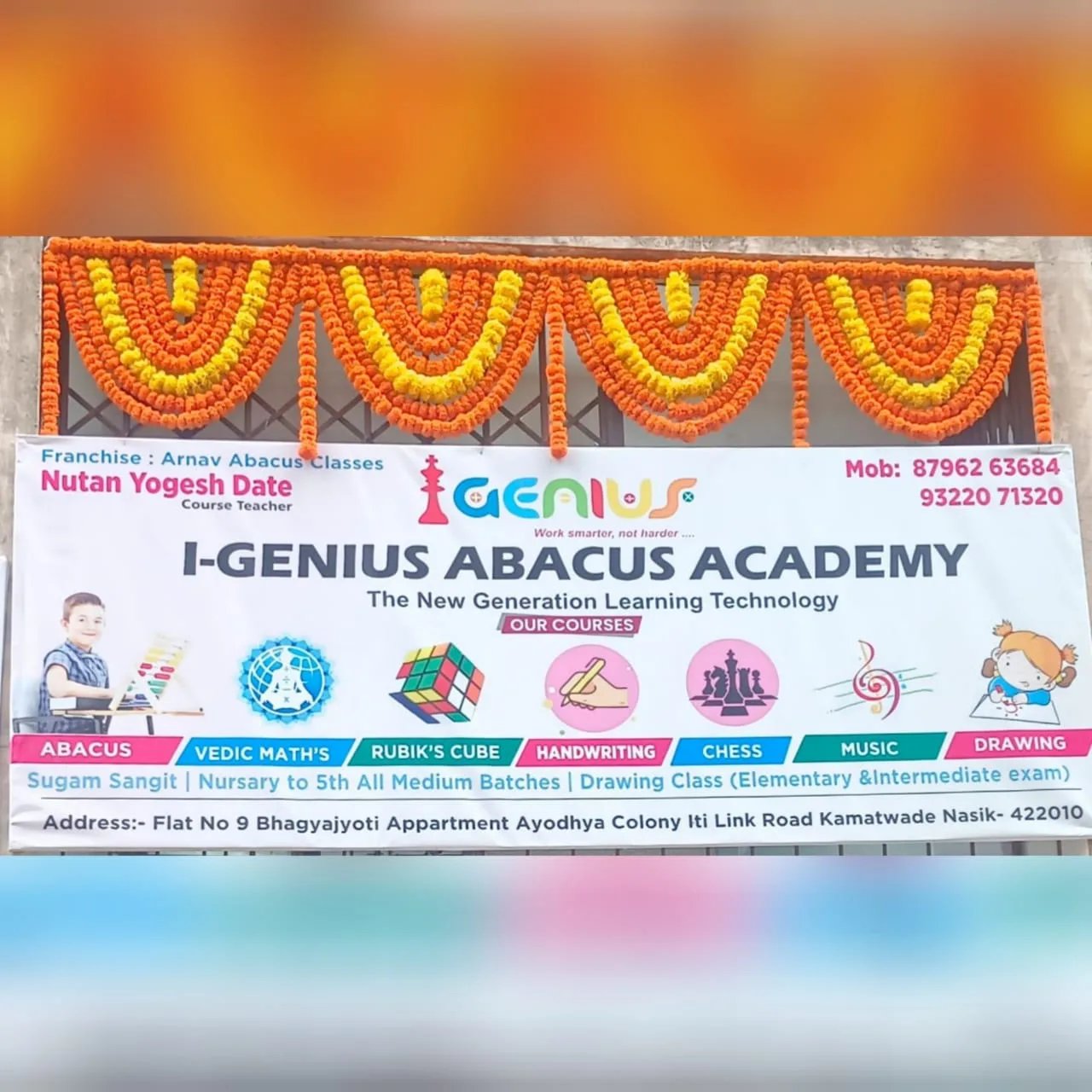 I-Genius Abacus Academy, Khutwad Nagar Center, Nashik_ Arnav Abacus Classes — Abacus & Vedic Maths in Kamathwade, Nashik