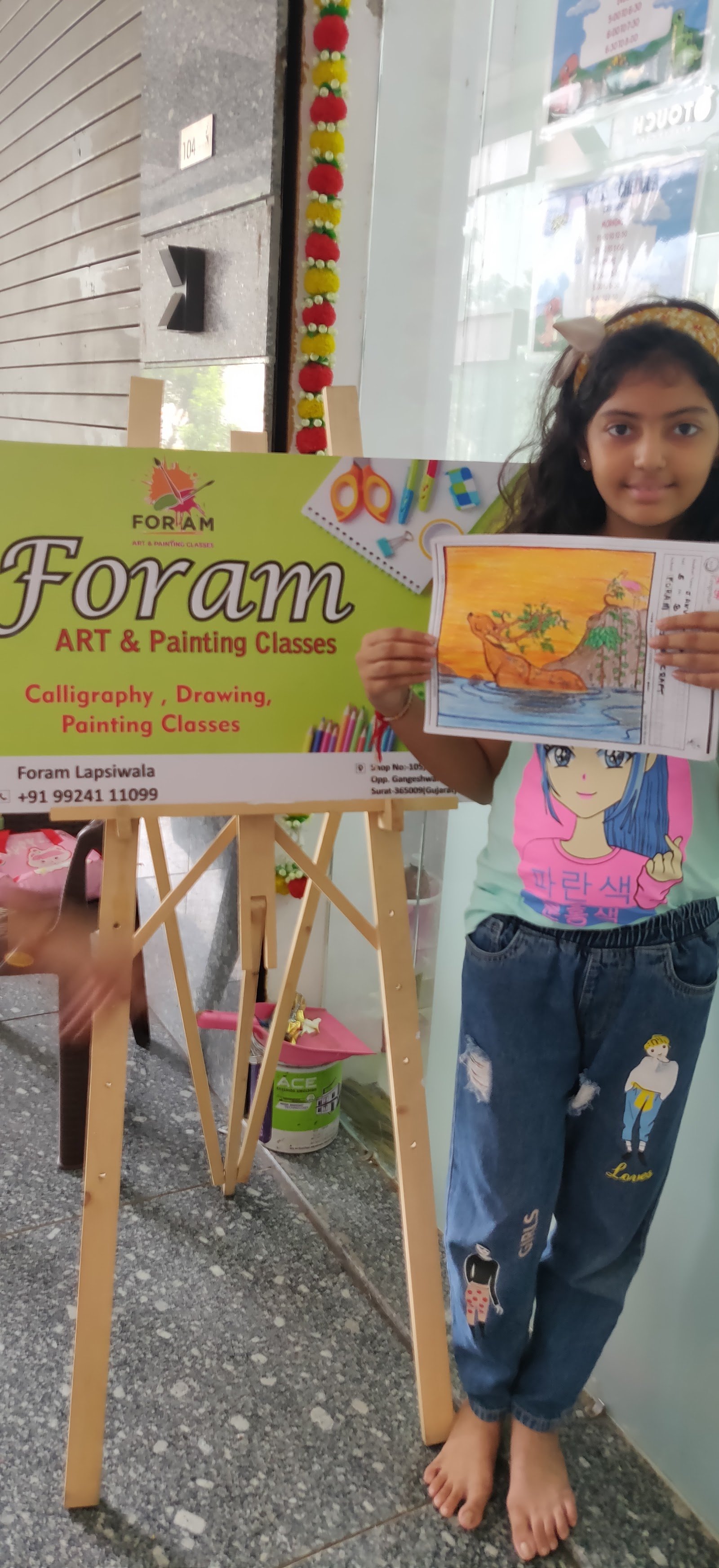 Foram Drawing & Painting Class — Art & Craft in Miranagar Society, Surat
