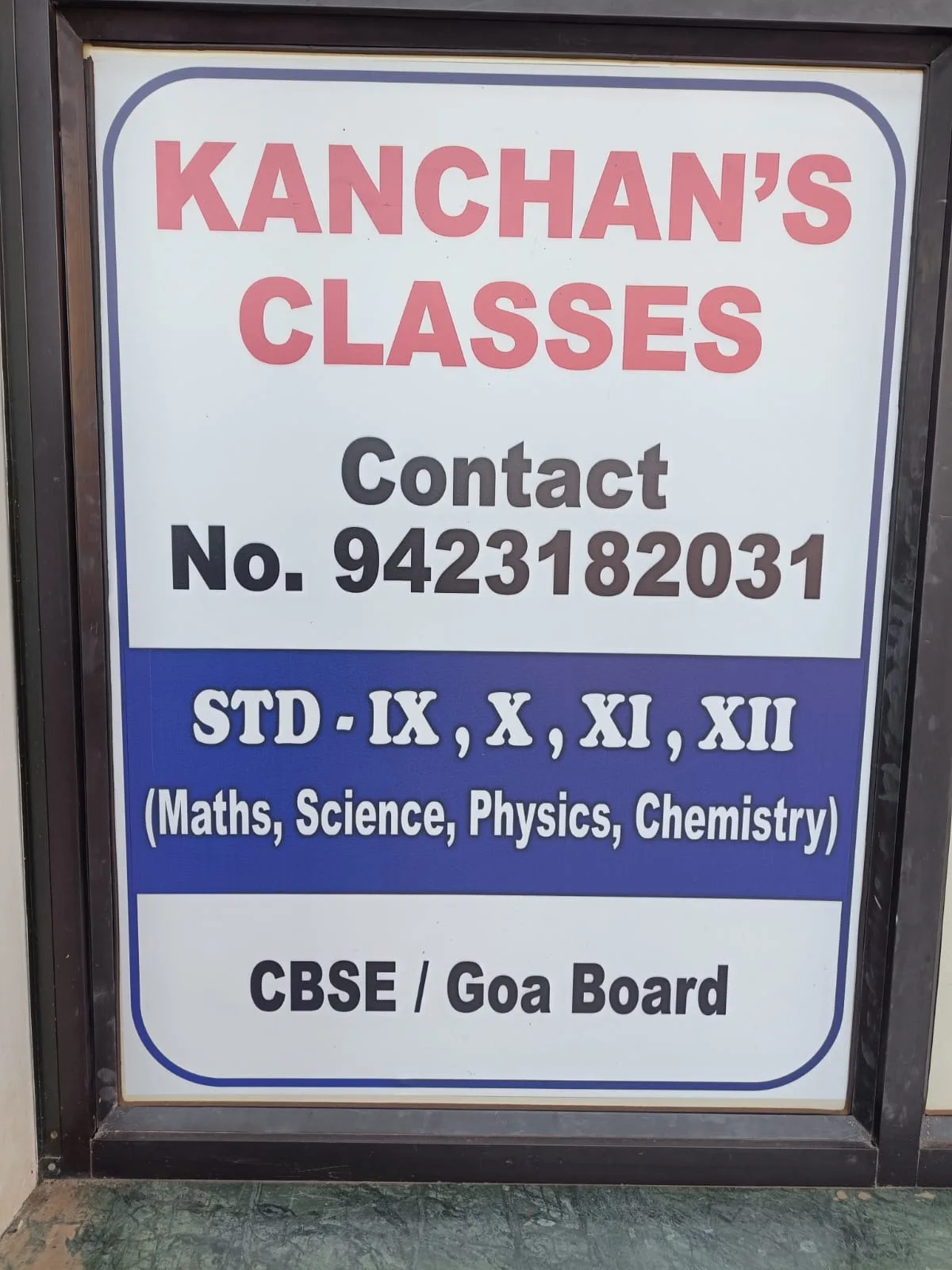 Kanchan Classes — Abacus & Vedic Maths in Mercurim, Goa