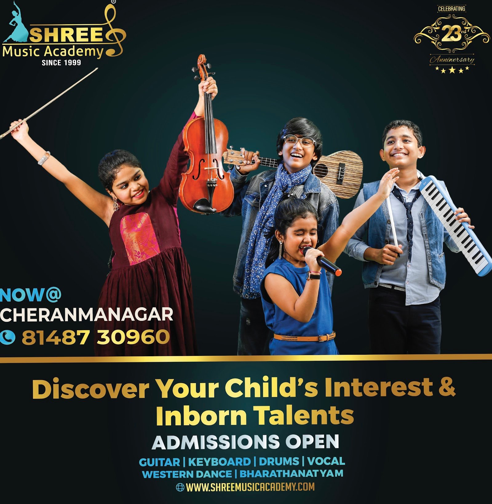 Shree Music Academy - Cheranmanagar — Music in Villangkurichi, Coimbatore