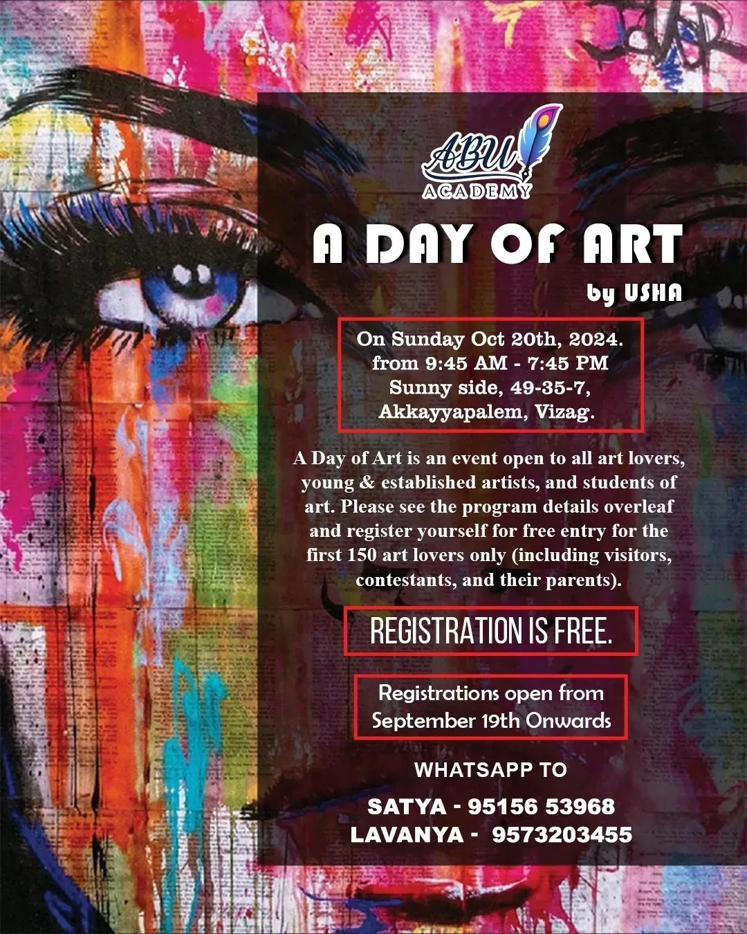 Art by Usha – Drawing & Painting Academy Classes in Vizag — Art & Craft in Lalitha Nagar, Visakhapatnam