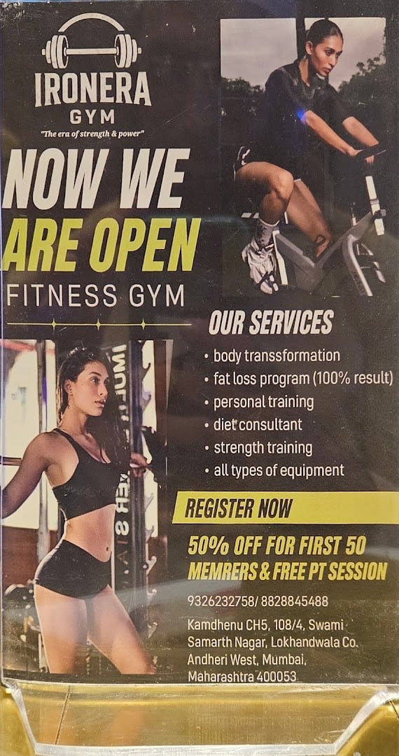 Ironera GYM — Fitness Center in Andheri West, Mumbai
