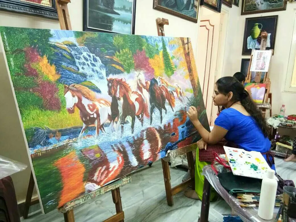 Shantha Painting Institution — Art & Craft in Balkampet