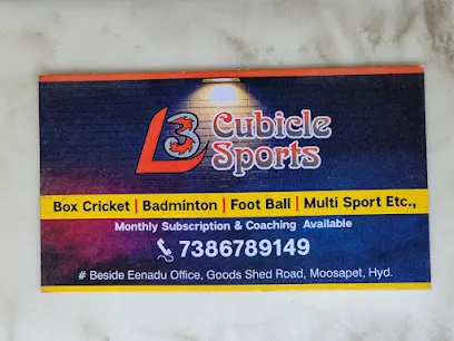 L3 cubicle sports — Cricket in Moosapet, Hyderabad