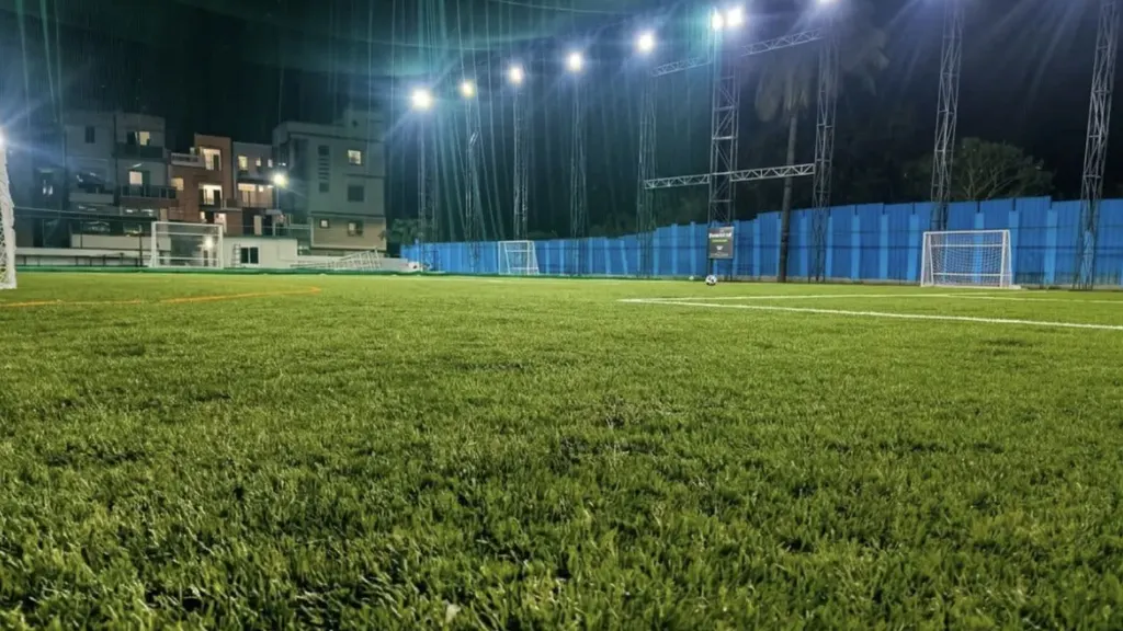 WGF3+5QX Turf @ The Big Box — Football in Mailasandra