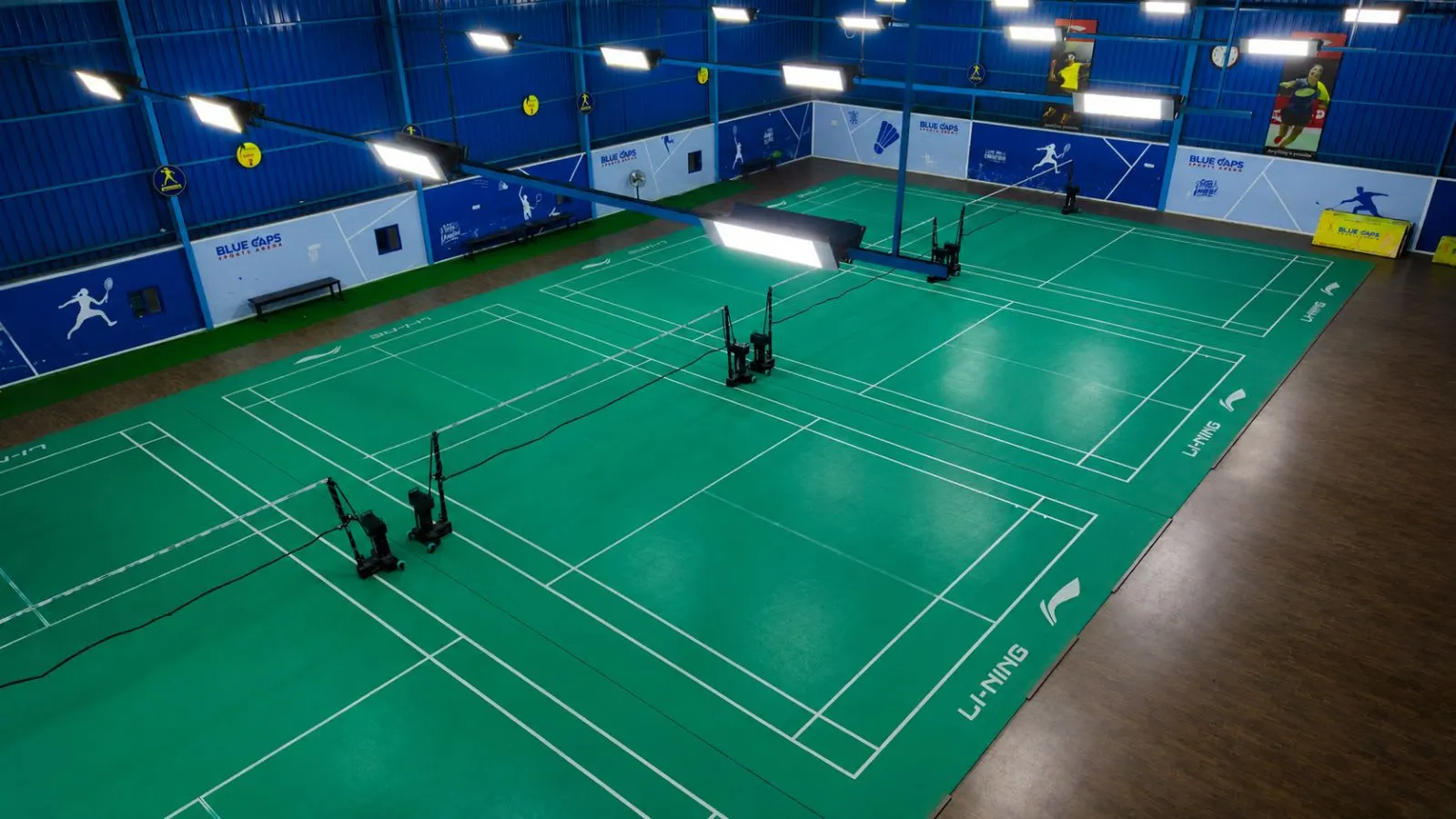 Blue Caps Sports Arena - Pickleball | Box Cricket | Badminton | Football | Hockey | Volleyball | Throw ball | Bowling Machine — Badminton in Margondanahalli, Bengaluru