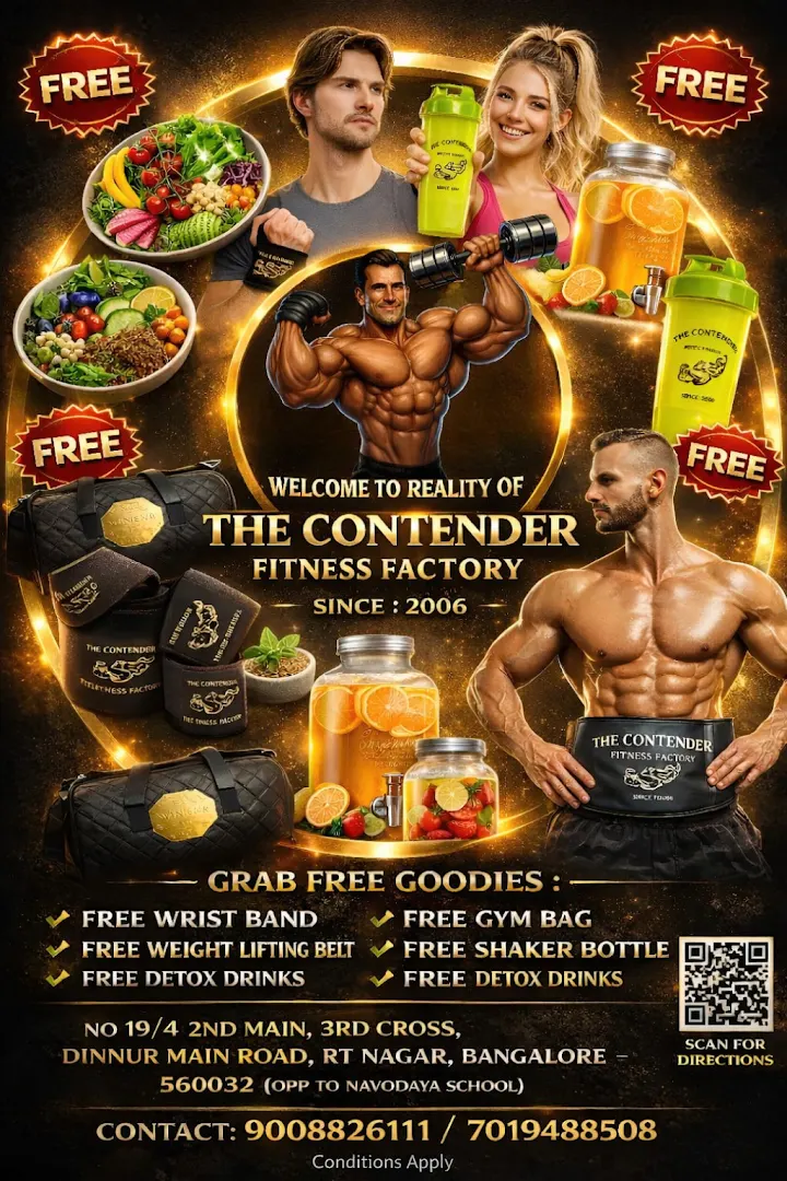 The Contender Fitness factory — Standard Gym in RT Nagar, Bengaluru