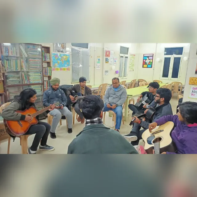 Guitar Classes near me by Neeraj Sir — Music in Chhatarpur
