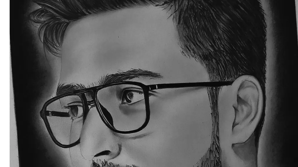Portrait vj Art Classes & Sketches...... Vishvjeet Sketch Artist — Art & Craft in Ghukna