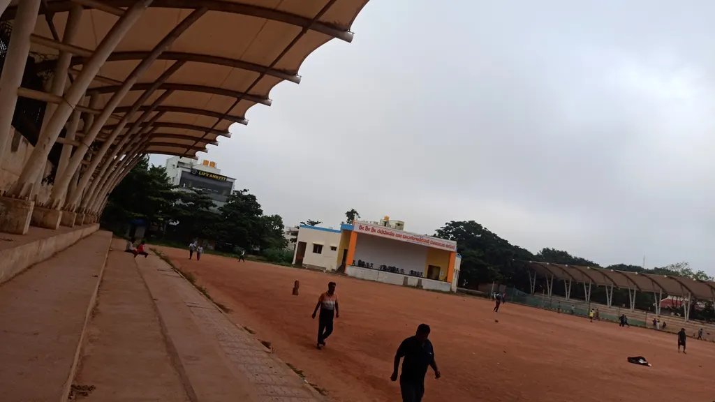 M E I Basket Ball Court — Basketball in Bagalagunte