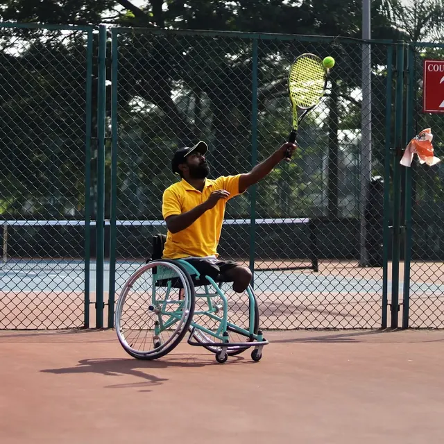 Ganesh Naik NMSA Tennis Court