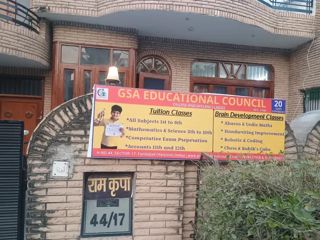 GSA Educational Council — Abacus & Vedic Maths in Sector 17