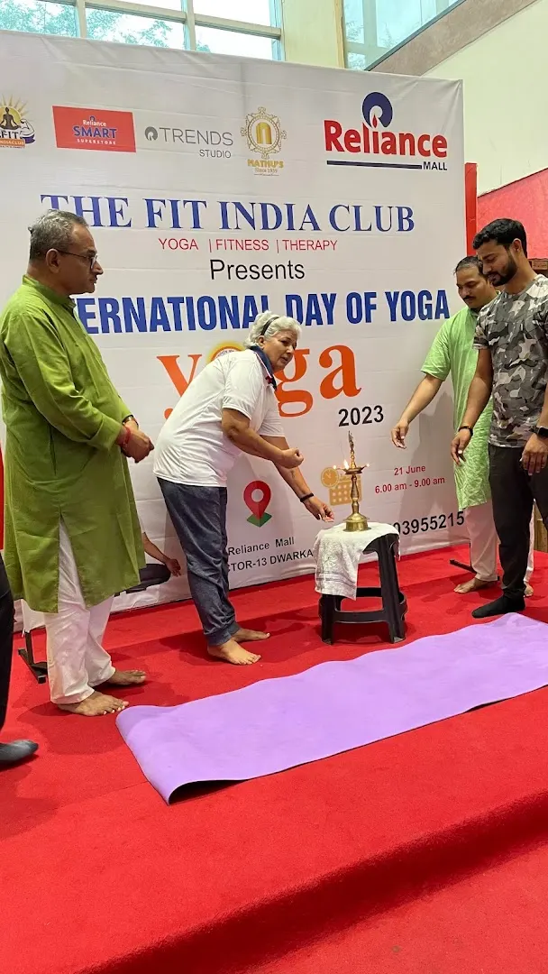 The Fit India Club — Yoga in Dwarka