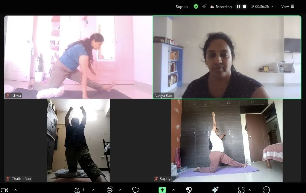 Yoga with Navya — Yoga in Raghavendra Layout
