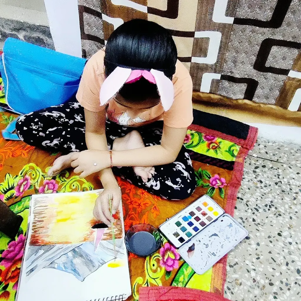 The Colour Palette — Art & Craft in Ghukna