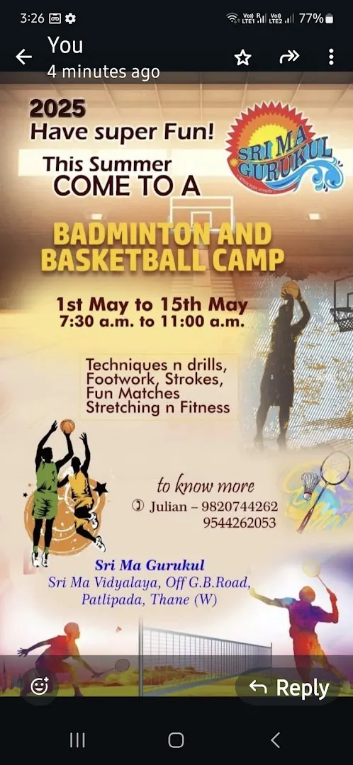 Badminton Club - Sri Ma Gurukul photo 1