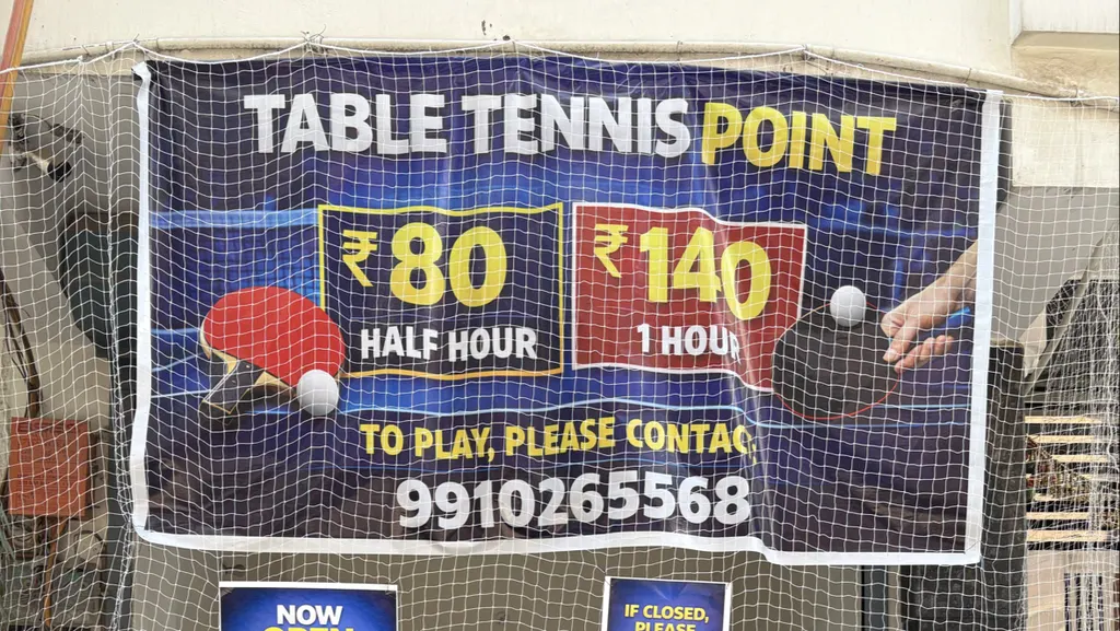Table tennis point — Table Tennis in Uttam Nagar