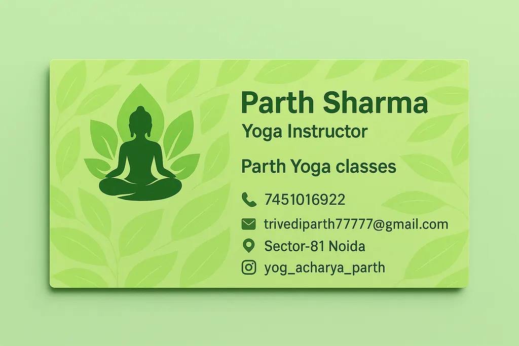 Parth Yoga Classes — Yoga in Sector 81