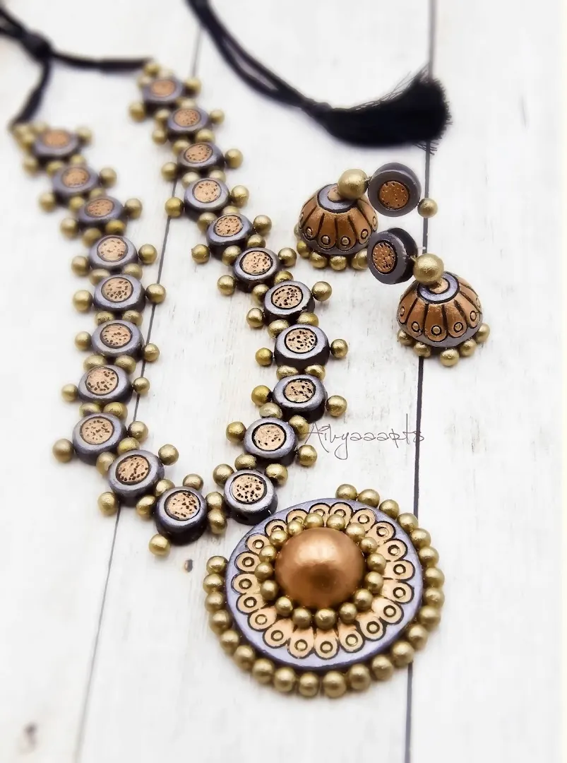 Aikyaa Arts Terracotta Clay Jewellery — Art & Craft in Konanakunte