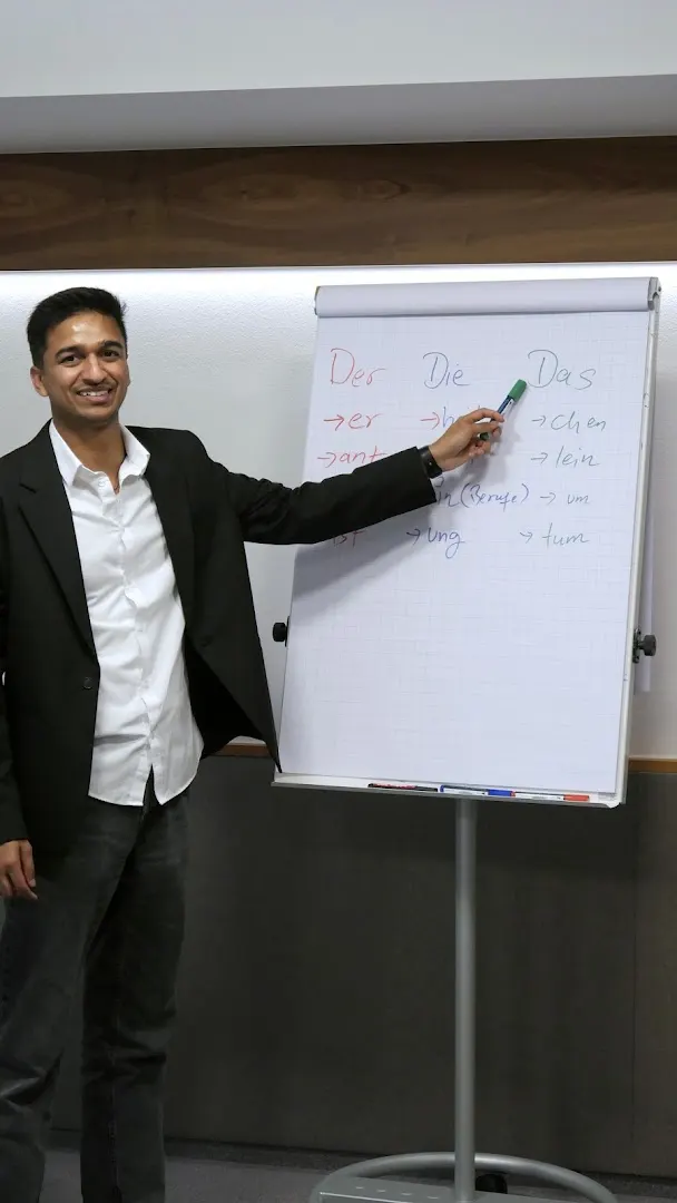 German with Amit — Language in Burari