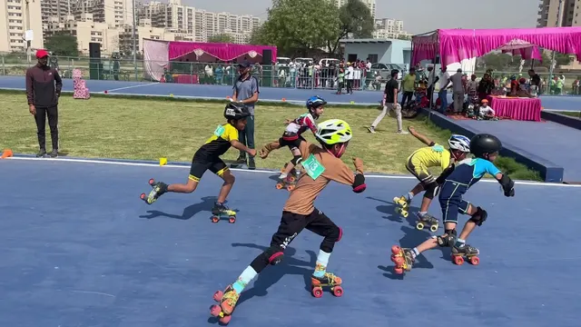 God Father of Roller & Ice Skating In India Guru Shri Jagraj Singh Sahney Ji Banked Skating Track — Skating in Sector 103