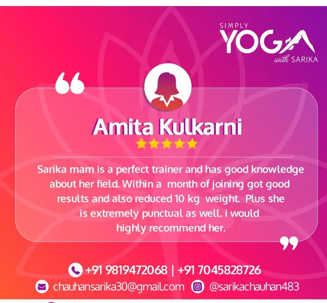 Simply Yoga with Sarika — Yoga in Dahisar West