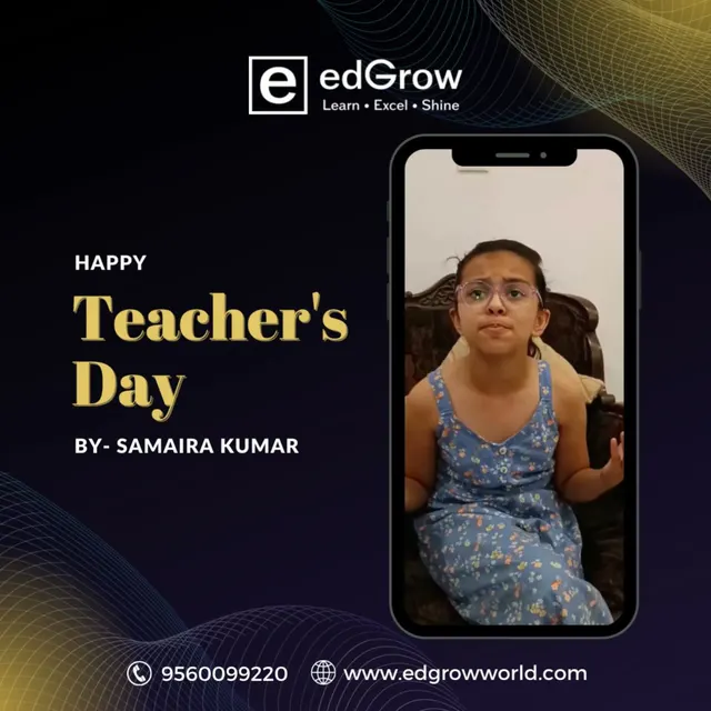 edGrow World — Public Speaking in Sector 18