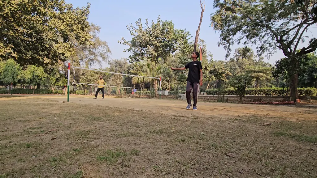 Kick volleyball and Badminton courts — Badminton in Ashok Vihar