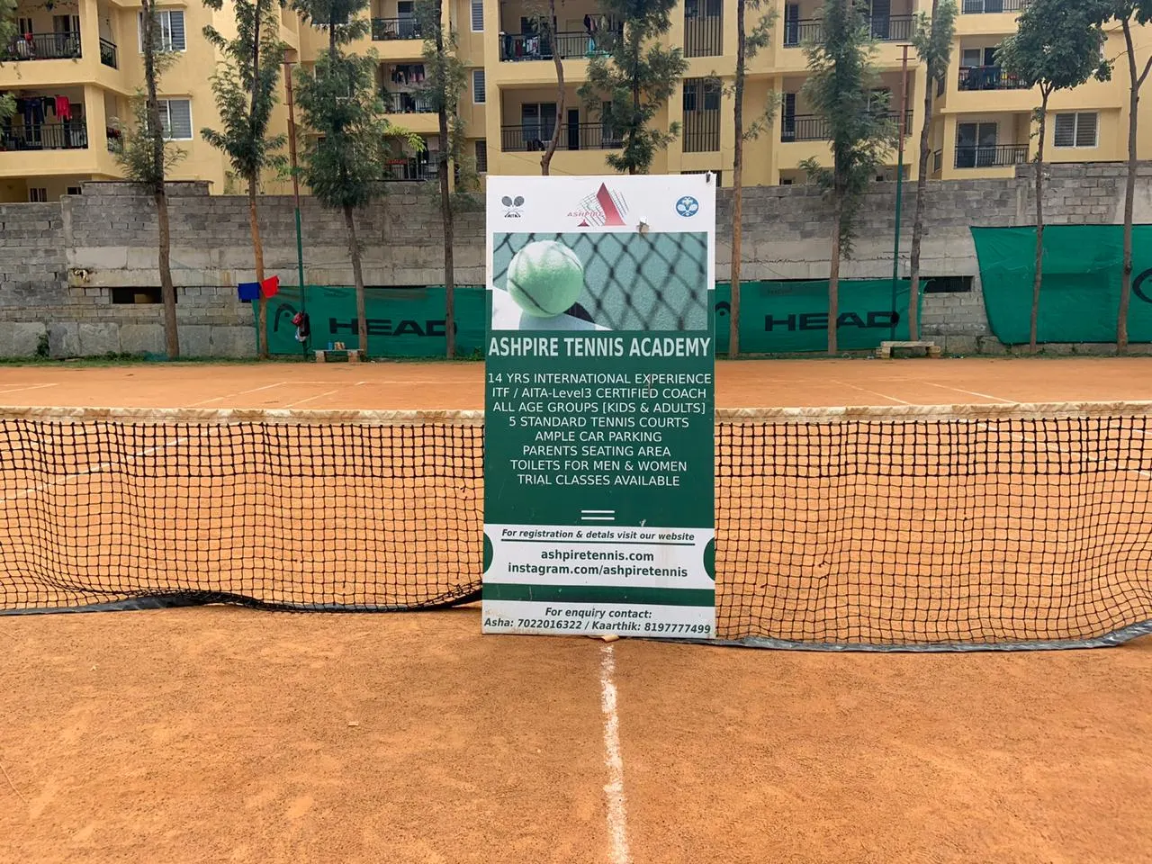 Ashpire Tennis Academy, Pattandur Agrahara Whitefield Road — Tennis in Whitefield, Bengaluru
