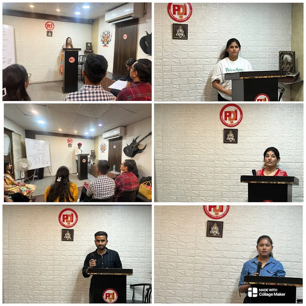 English & Personality Development Institute P.D.I Personality Development Spoken English Classes Public Speaking — Language in Sector 18