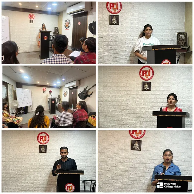 English & Personality Development Institute P.D.I Personality Development Spoken English Classes Public Speaking — Language in Sector 18