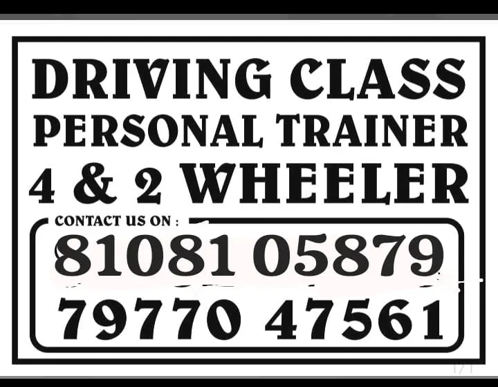 Best Personal trainer for 2 wheeler and 4 wheeler Driving classes — Fitness in Thane West, Thane