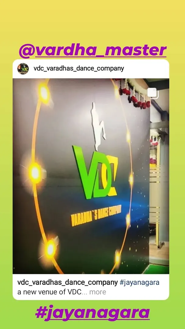 VDC Varadha's Dance Company Jayanagar — Dance in Jayanagar