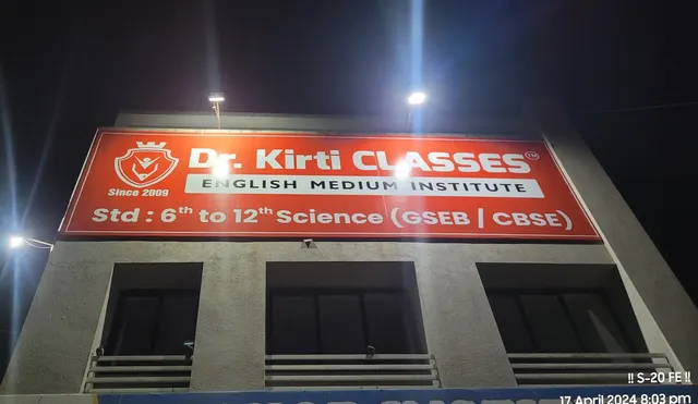 Dr. Kirti CLASSES Sargasan — Coding & Robotics in Sargasan