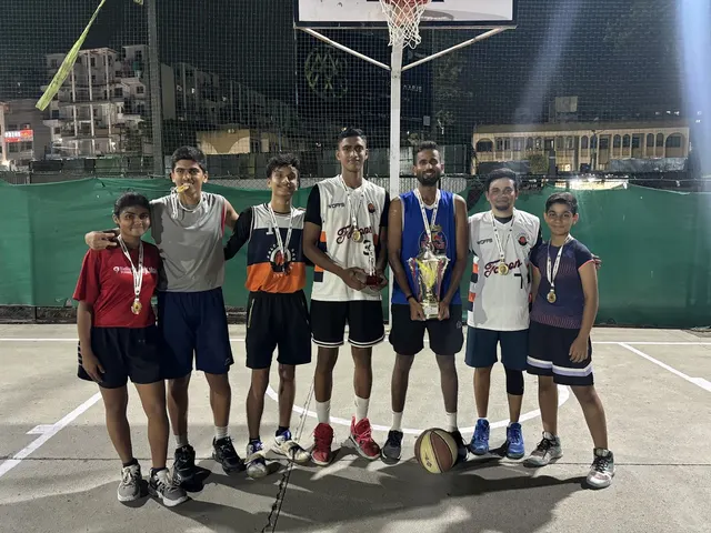 Falcons Basketball (NIBM) Football & Skating — Basketball in Kondhwa