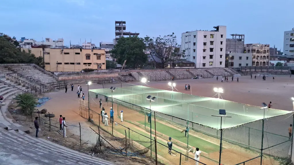 Quli Qutub Shah Stadium — Football in Ghansi Bazaar