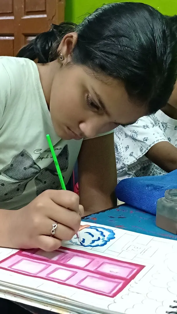 Drawing, Painting, handwriting, Tanjore painting, oil painting summer camp colours fine arts studio — Art & Craft in Ramapuram