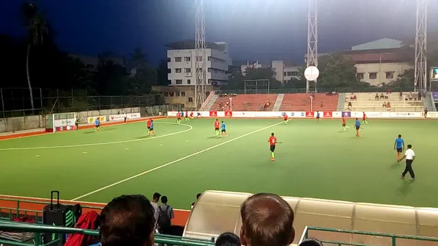 Mayor Radhakrishnan Hockey Stadium — Volleyball in Egmore