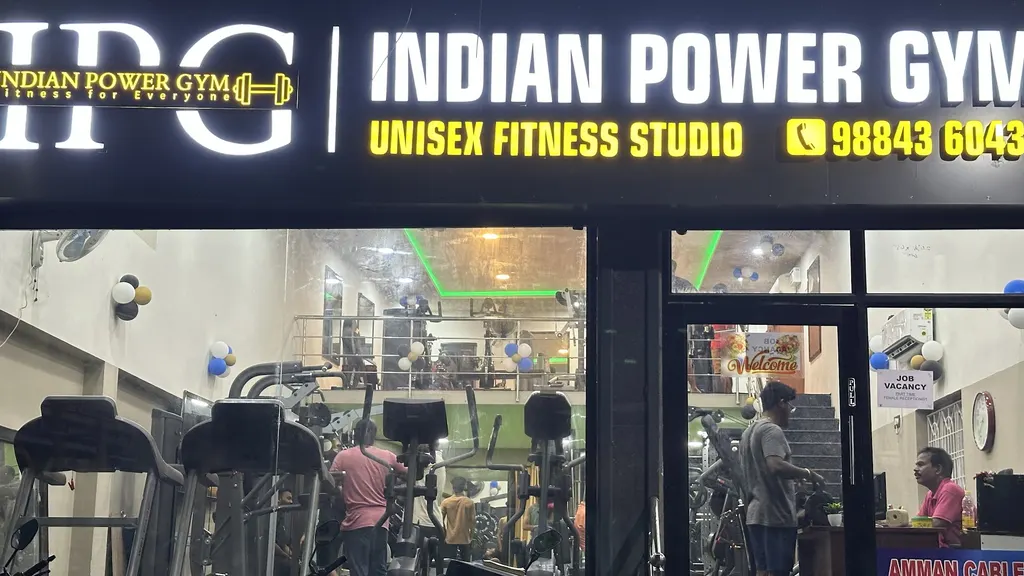 INDIAN POWER GYM A/C Unisex fitness center — Yoga in Arumbakkam