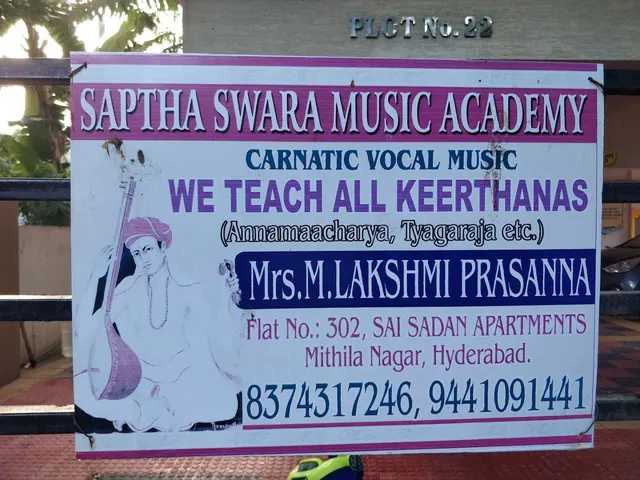 Saptha Swara Music Academy — Music in Mithila Nagar