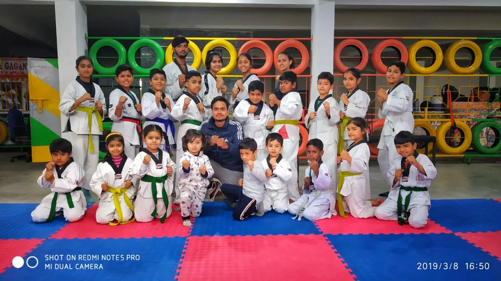 Defence Taekwondo — Martial Arts in hockey stadium