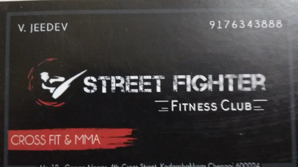 STREET FIGHTER MMA & FITNESS HOME VISIT PERSONAL TRAINIG & KIDS MMA CLASSES — Boxing & Combat Fitness in Kodambakkam