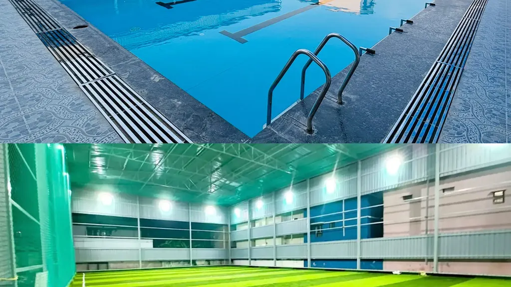 TWO IN ONE TURF & SWIMMING POOL — Swimming in Kolathur