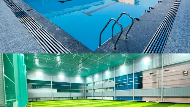 TWO IN ONE TURF & SWIMMING POOL