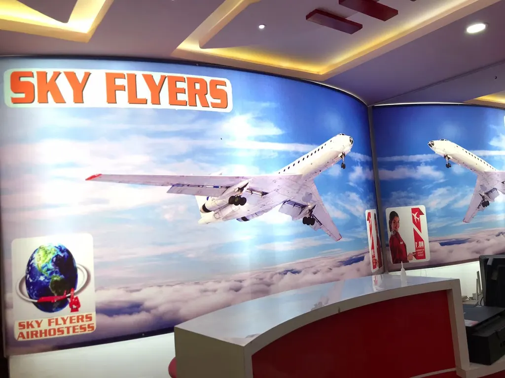 Sky Flyers Air Hostess Training Institute — Swimming in Sector 34