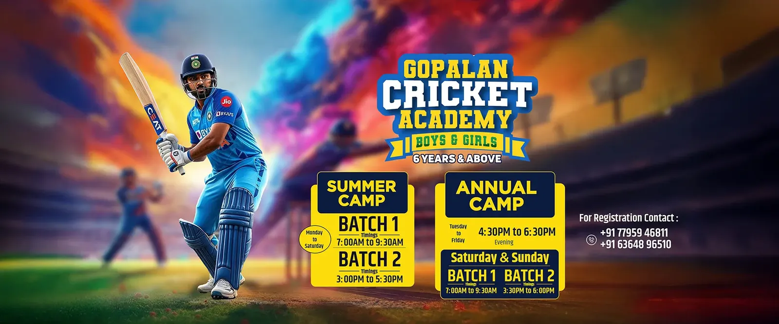 Gopalan Sports Center — Cricket in Mahadevapura, Bengaluru