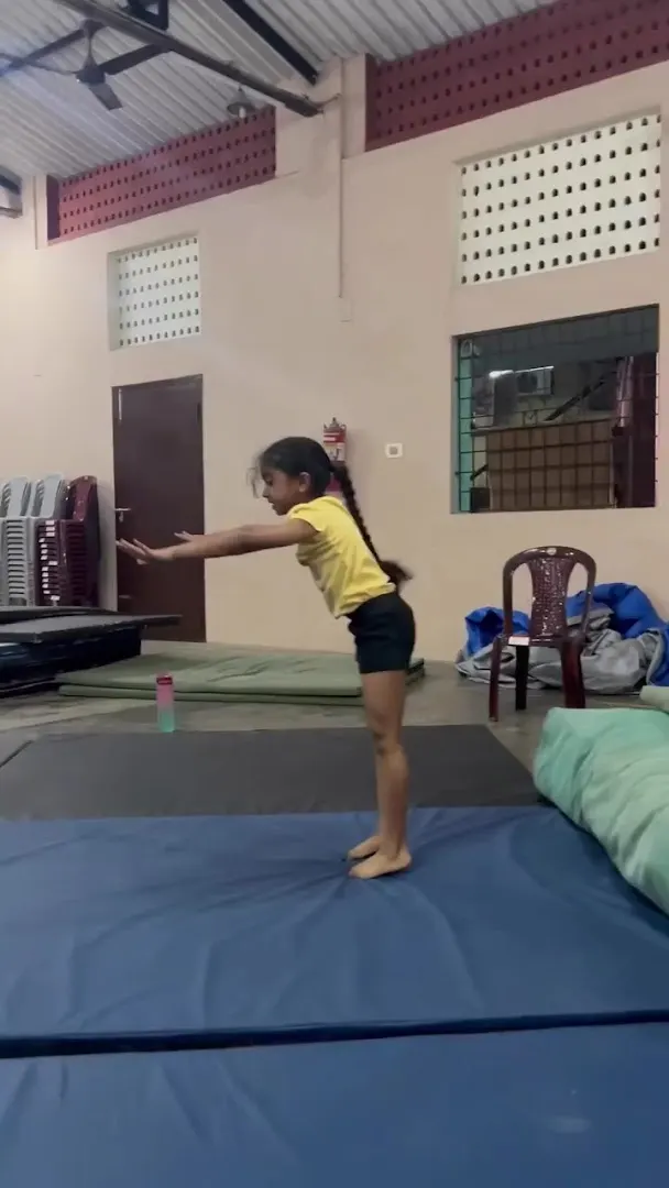 Ashwin's evolution — Gymnastics in Virugambakkam