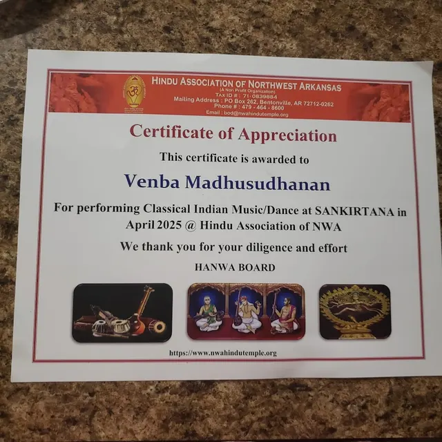Sujatha Anand's Academy of Music — Music in Korattur